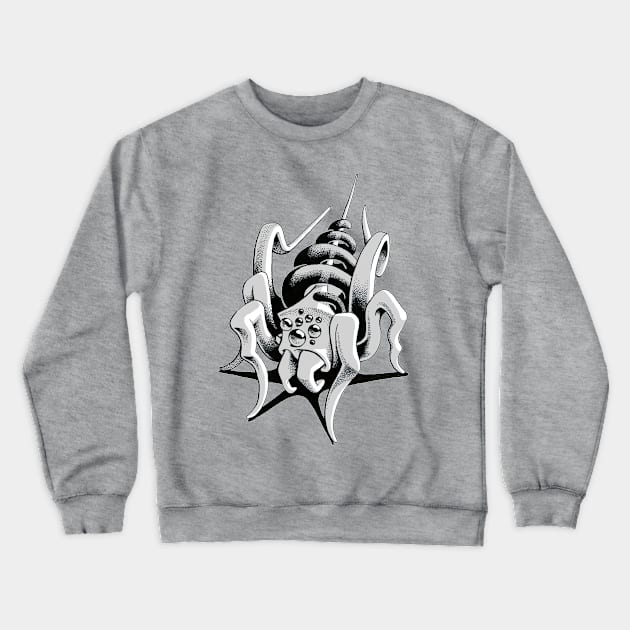 Twistd Spider Crewneck Sweatshirt by emilpytlik